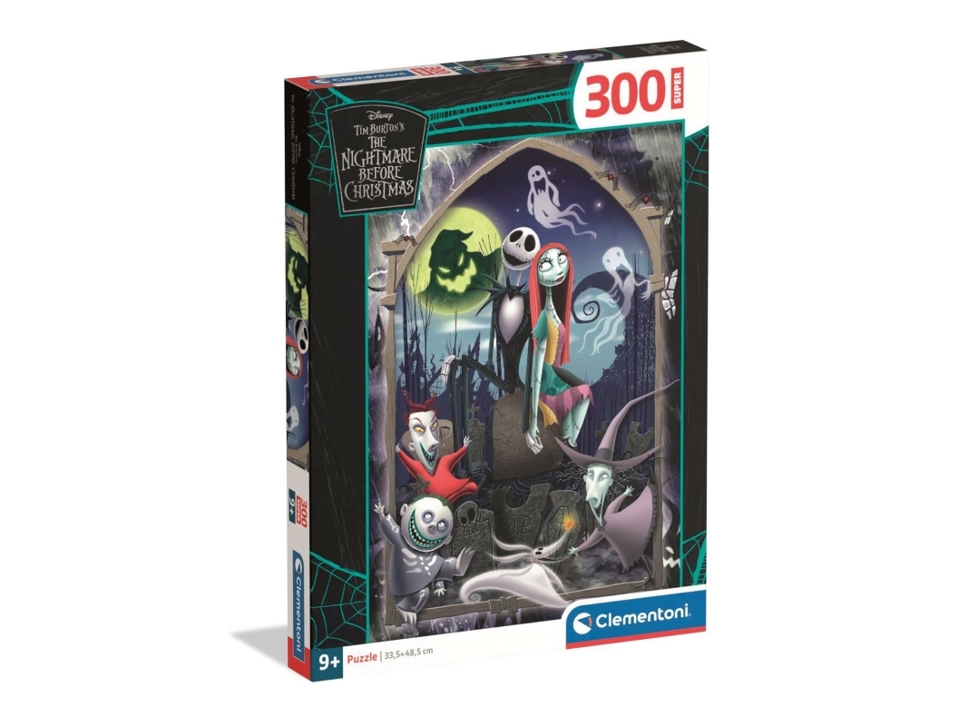 Puslespil Super - Nightmare Before Christmas, 300 Brikker