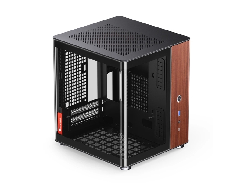 Jonsbo Tk-0 Black, Pc, Schwarz, Holz, Itx, Stahl, Holz, 13,5 Cm, 23 Cm