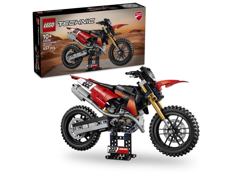 LEGO ® Technic - Ducati Desmo450 MX Factory... 42238 - 457 Dele
