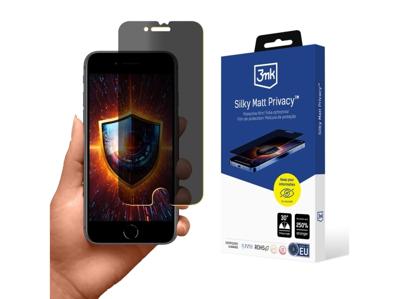3Mk Silky Matt Privacy Displayschutz Für Apple Iphone Se 2022