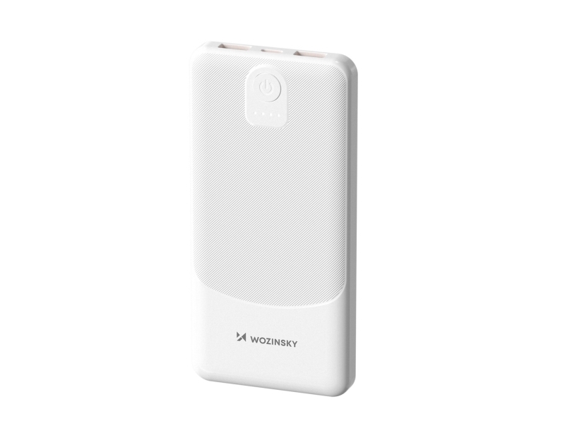Powerbank Wozinsky Wpower Wpbbk-3 10000 Mah 10 W 2X Usb-A 2 A – Weiß