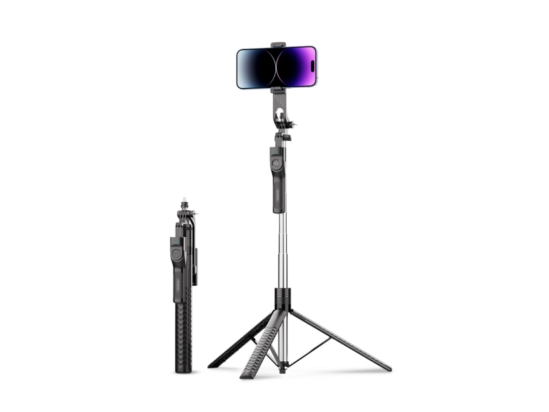 Selfiestang Orico SPM190 stativ 1/4&quot  til telefonkamera med 360° rotation Bluetooth 5.2 - sort