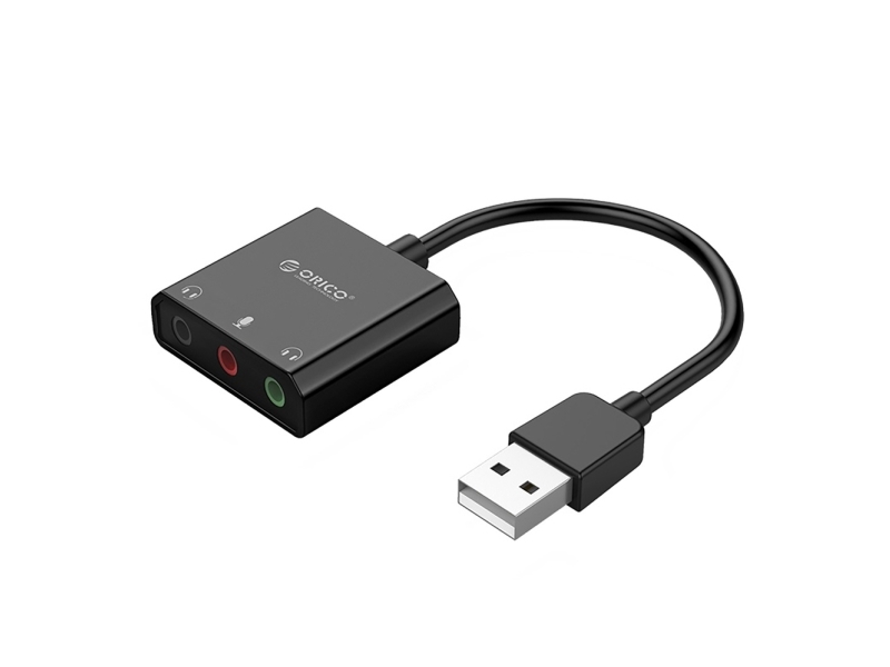 Orico Skt3 Usb-A Externer Soundkarten-Adapter - Schwarz