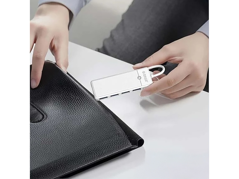 Usb-Hub Orico Papw4a-C3 4-Port 4X Usb-A 3.0 1 M - Hvid