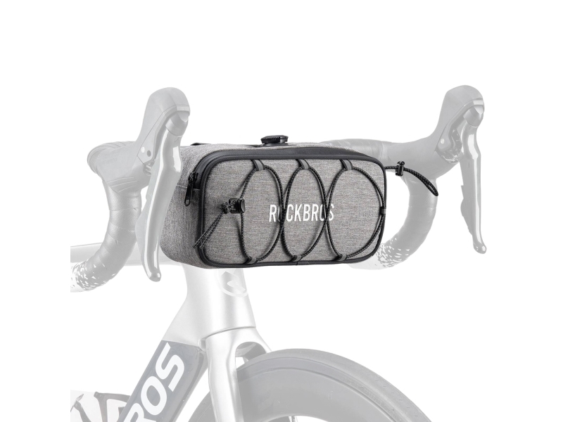 Rockbros Styretaske 1,9L Rockbros Tl001 Road To Sky Vandtæt – Grå