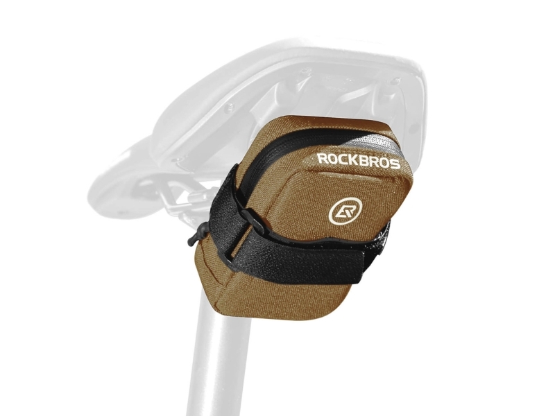 Rockbros F006 Sadeltaske Til Cykel 0,35 L - Brun