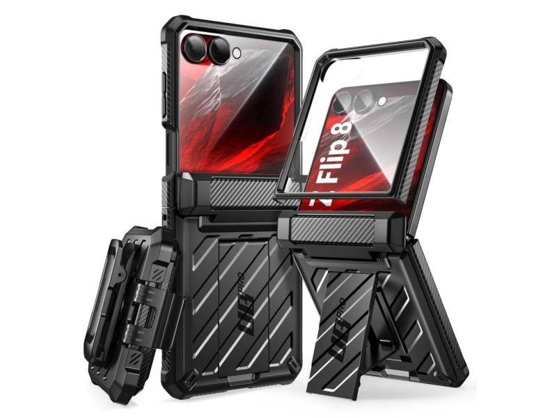 Supcase Unicorn Beetle Pro Hülle Für Samsung Galaxy Z Flip 8 - Schwarz