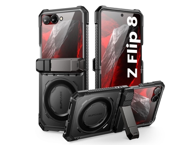 Supcase Ub Grip Mag Magsafe Hülle Für Samsung Galaxy Z Flip 8 - Schwarz
