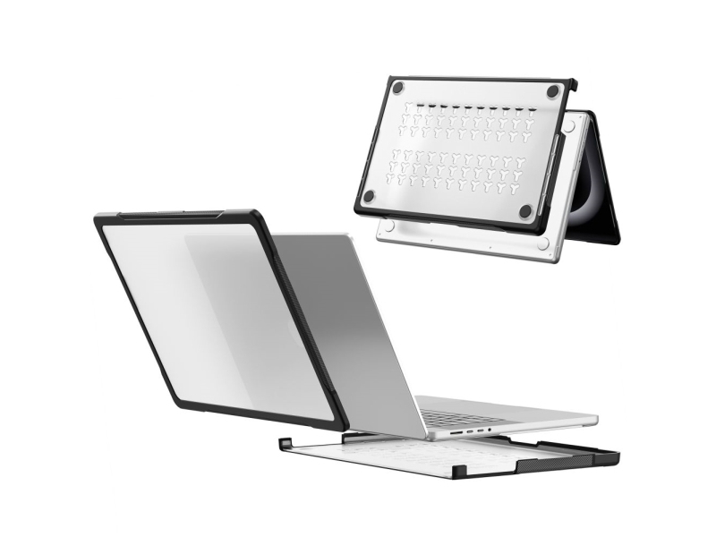 Tech-Protect Velar Etui Til Macbook Pro 14 M1-M5 / M5 Pro Max 2021-2026 Sort/Matt Klar