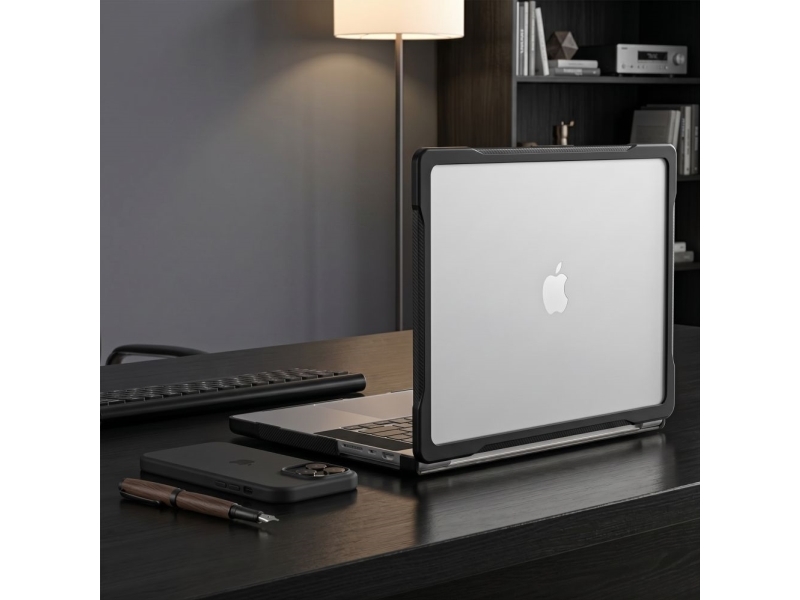 Tech-Protect Velar Etui Til Macbook Pro 16 M1-M5 / M5 Pro / M5 Pro Max 2021-2026 Sort/Mat Klar