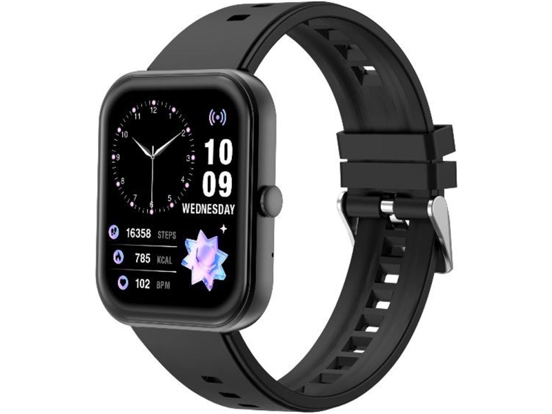 Smartwatch Rechteckiges Amoled-Trainingsuhr Trainerwatch3 Schwarz