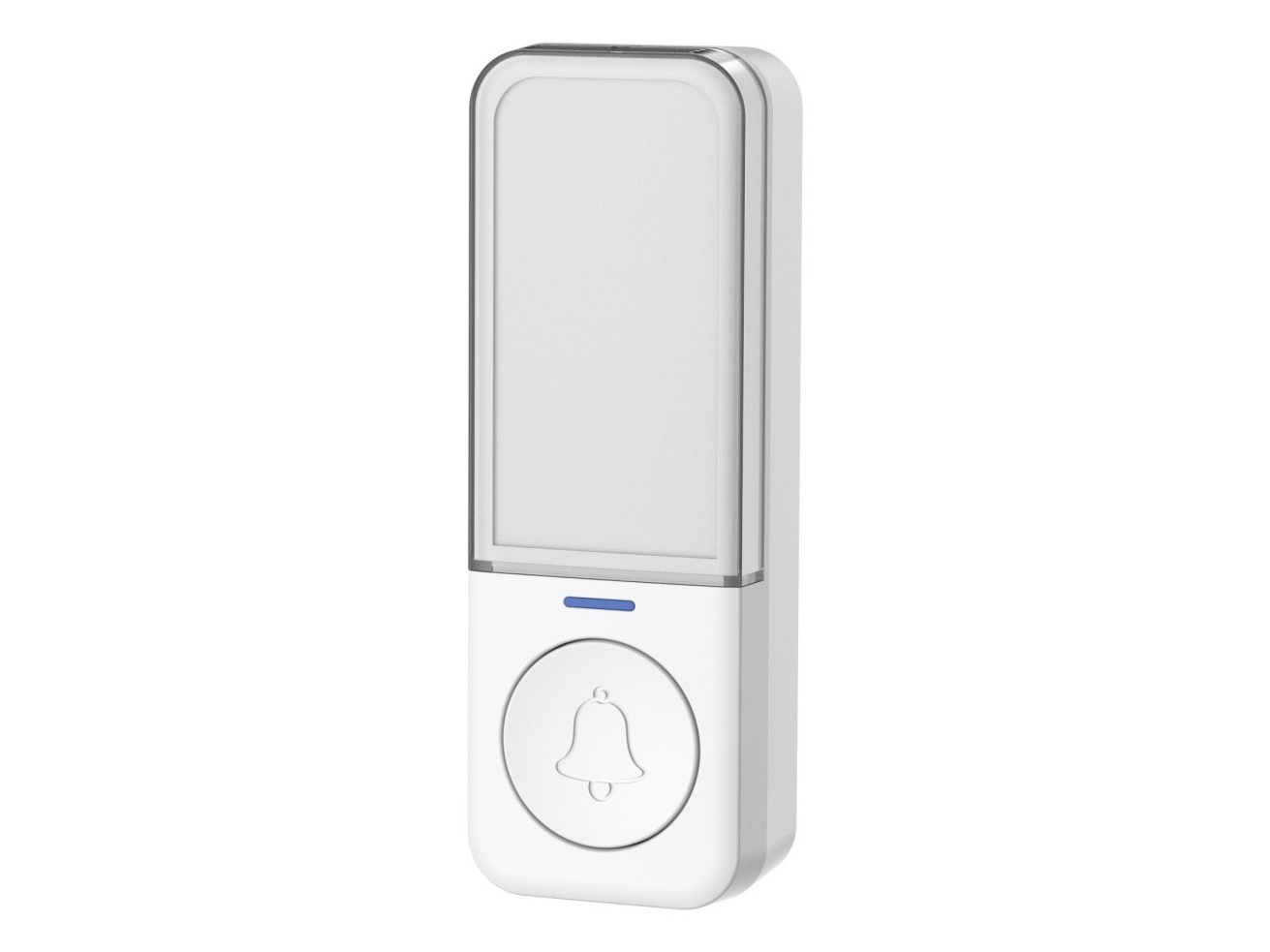 Techly I-BELL-RING05T, Hvid, Trådløs, Plast, 180 m, 50 g