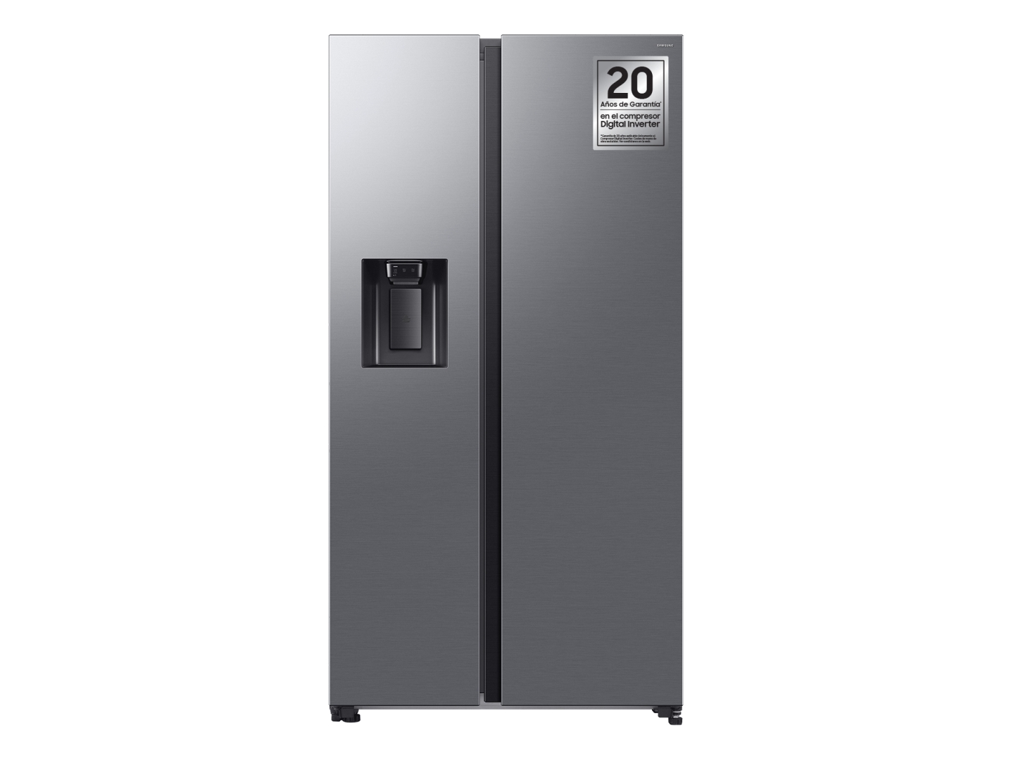 Samsung RS70F64KDT, Fristående, Amerikansk dörr, Rostfritt stål, 2 dörr/dörrar, Insida, R600a
