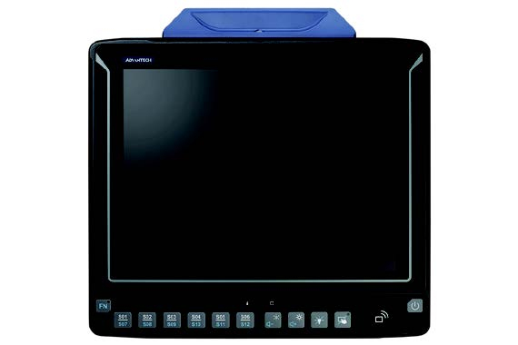 Advantech DLT-V7312P, 30,7 cm (12.1), 1024 x 768 pixel, TFT, 4:3, 600 cd/m², Modstandsdygtig