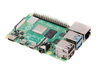 Raspberry Pi 4 Model B - Enkelttavle-computer - Broadcom BCM2711 / 1.5 GHz - RAM 4 GB - 802.11a/b/g/n/ac, Bluetooth 5.0