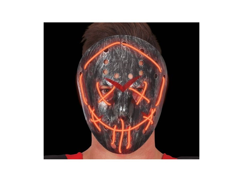 Hockey Maske Med Led Lys