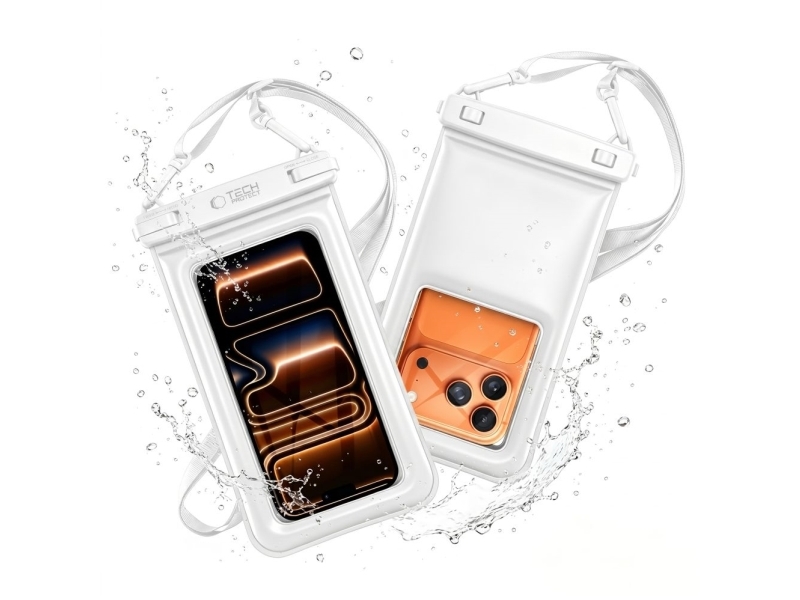 Tech-Protect Uwc7 6.9" Vandtæt Cover - Hvid