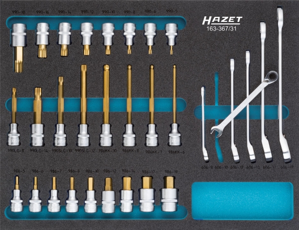 Hazet 163-367/31, 31 Stück(E)