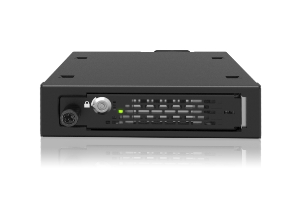 Icy Dock Mb491v5k-B, Ssd-Gehäuse, 2.5", U.2, Sata, 128 Gbit/S, Hot-Swap, Schwarz