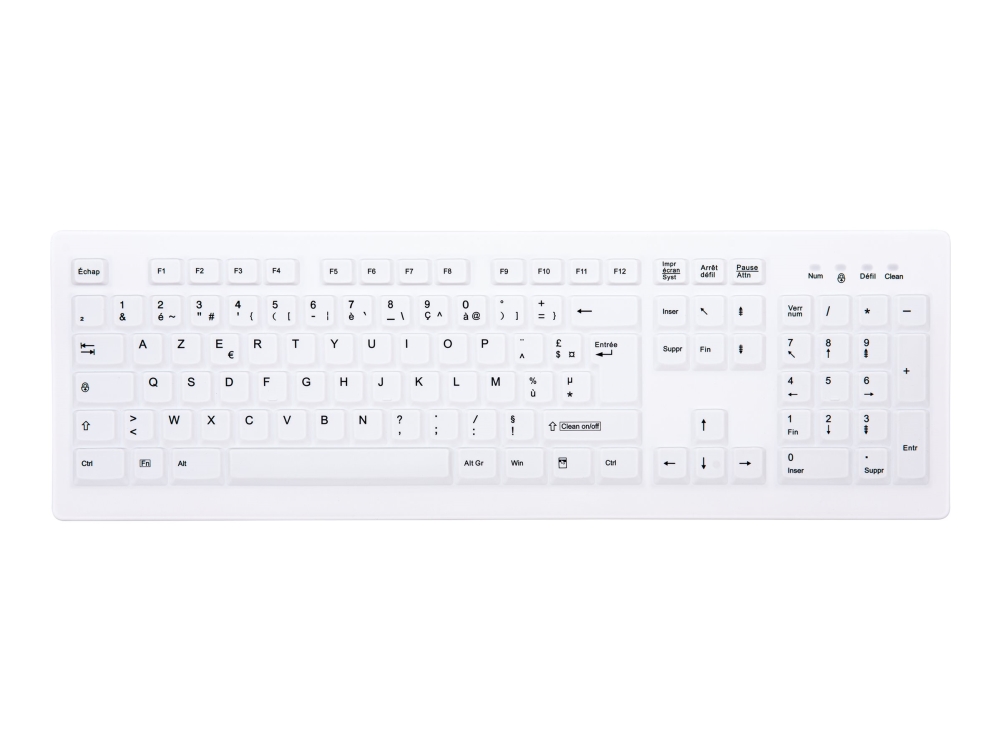 Contour Design Active Key Ak-C8100, Tastaturabdeckung, Silikon, 145 Mm, 445 Mm, 200 G, Weiß