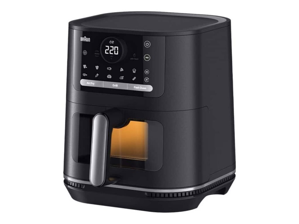 Braun Hf 5075, Heißluftfritteuse, Einzelbild, Schwarz, Grau, Berührung, Eigenständig, Keramik