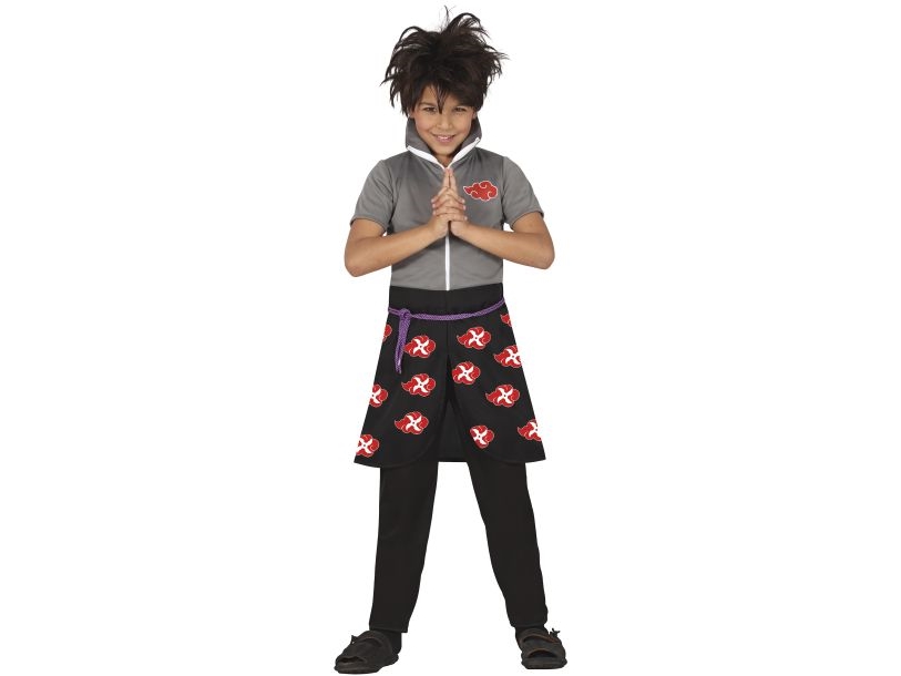 Sort Anime Ninja Kostume Til Drenge