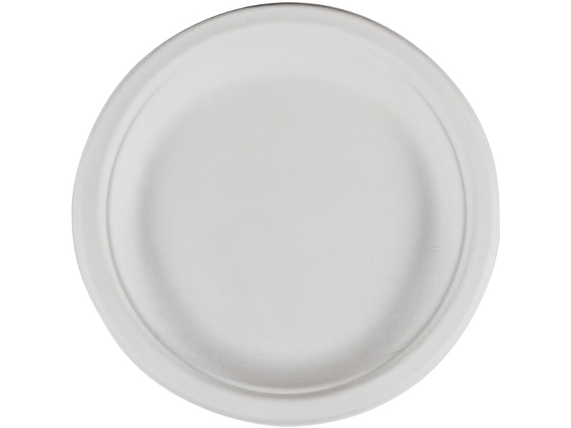 Fibertallerken, ABENA Gastro, Ø17cm, hvid - (20 stk.)