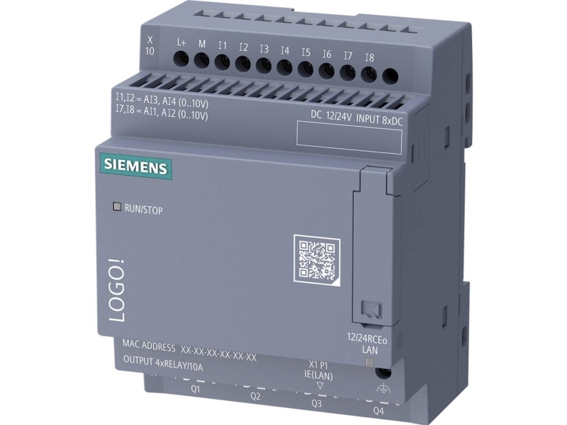 Siemens Logo! 12/24 6Ed1052-2Md08-0Ba3 Rceo Logo!-Basismodul Uden Display