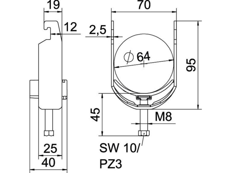 Bbs-Schelle 1-F. 58-64Mm