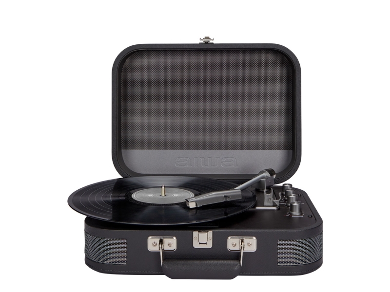 Aiwa VPX-1951TN, Bæltedrevet pladespiller, Automatisk, Titanium, 33 1/3,45 rpm, 10 m, 3,5 mm