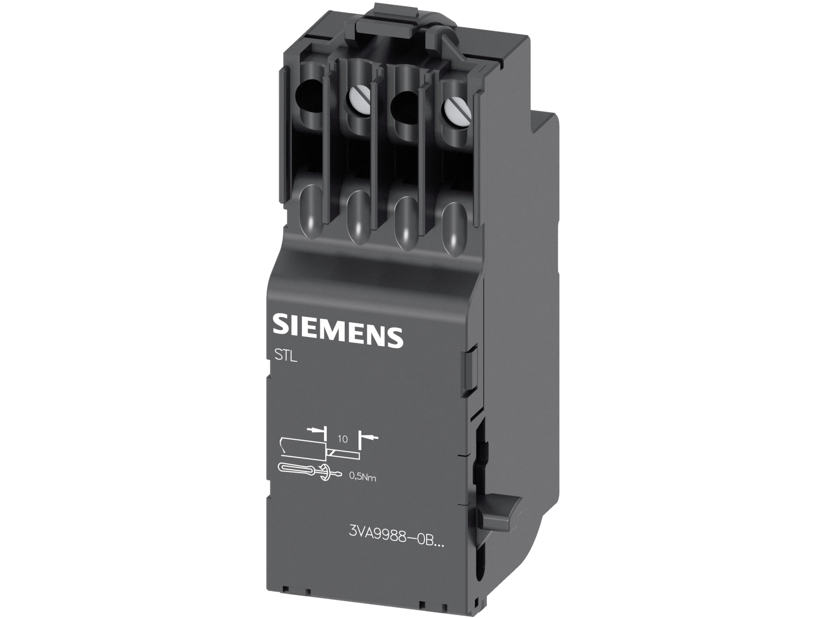 Siemens 3VA9988-0BL31, 85 g, 124 mm, 90 mm, 41 mm