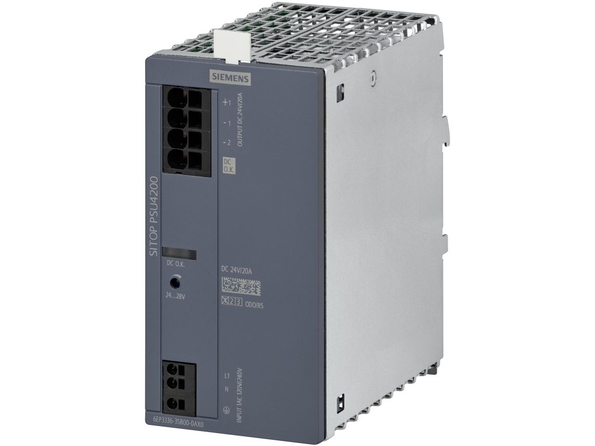 Siemens Sitop Psu4200/1Ac/Dc24v/20A, 480 W, 70 Mm, 135 Mm