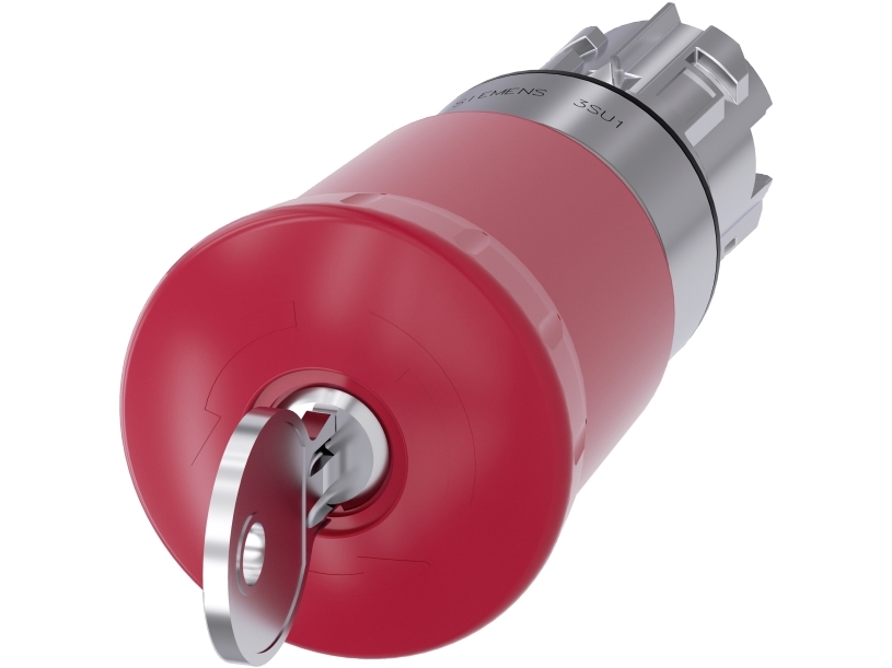 Siemens 3Su1050-1Hr20-0Aa0 Nødstopstast Ip66, Ip67, Ip69/Ip69k 1 Stk