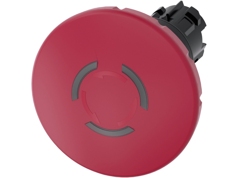 Siemens 3Su1001-1Jb20-0Aa0 Nødstopstast Ip66, Ip67, Ip69/Ip69k 1 Stk