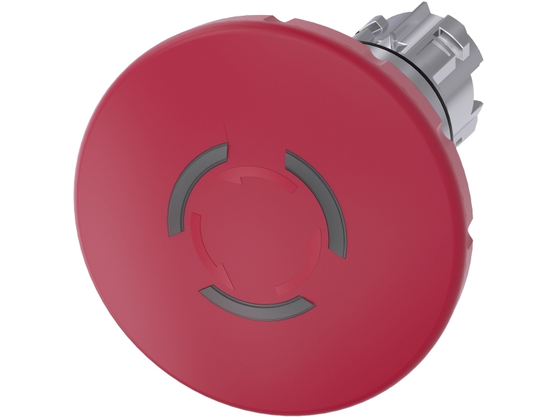 Siemens 3Su1051-1Jb20-0Aa0 Nødstopstast Ip66, Ip67, Ip69/Ip69k 1 Stk