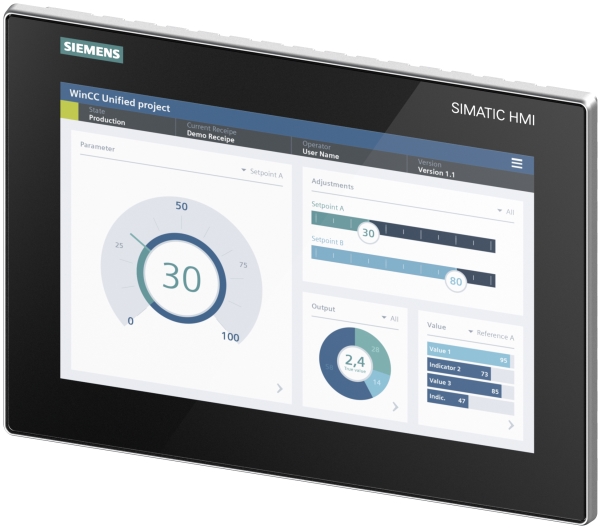 Siemens 6AV2128-3MB06-0AX1, 30,7 cm (12.1), 800 x 1280 pixel, LCD, TFT, 326 mm, 237 mm
