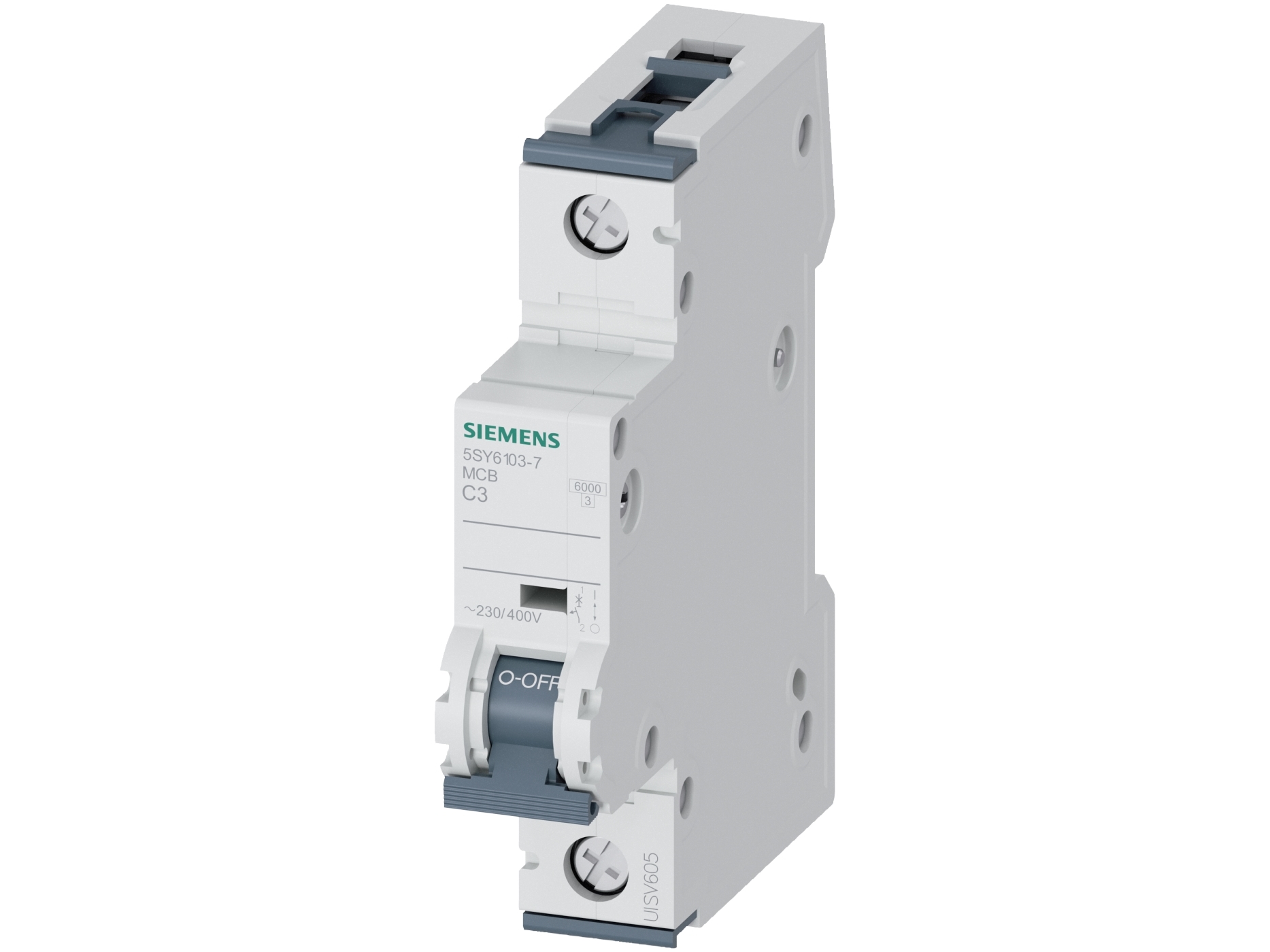 Siemens Ls-Schalter 6Ka 1Pol C3, Ip20