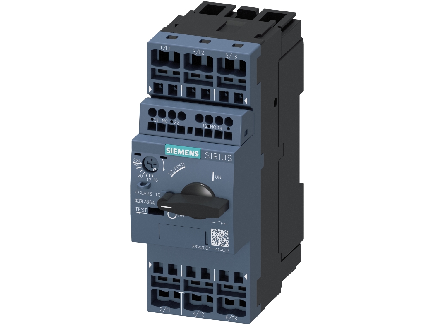 Siemens Leistungsschalter Federzuganschl. 22A, Ip20