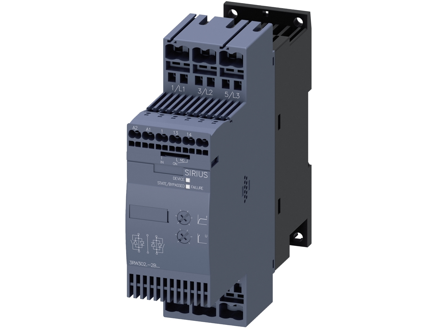 Siemens 3RW3027-2BB04, IP20, 673 g, 182 mm, 210 mm, 58 mm