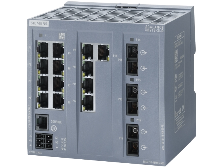Siemens 6Gk5213-3Bf00-2Tb2 Strømforsyning-Schalter 10 / 100 Mbit/S