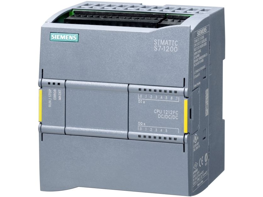 SIMATIC S7-1200F CPU 1212 FC Kompakt CPU DC/DC/DC Strømforsyning: DC 20.4 - 28.8 V DC Program/Data h
