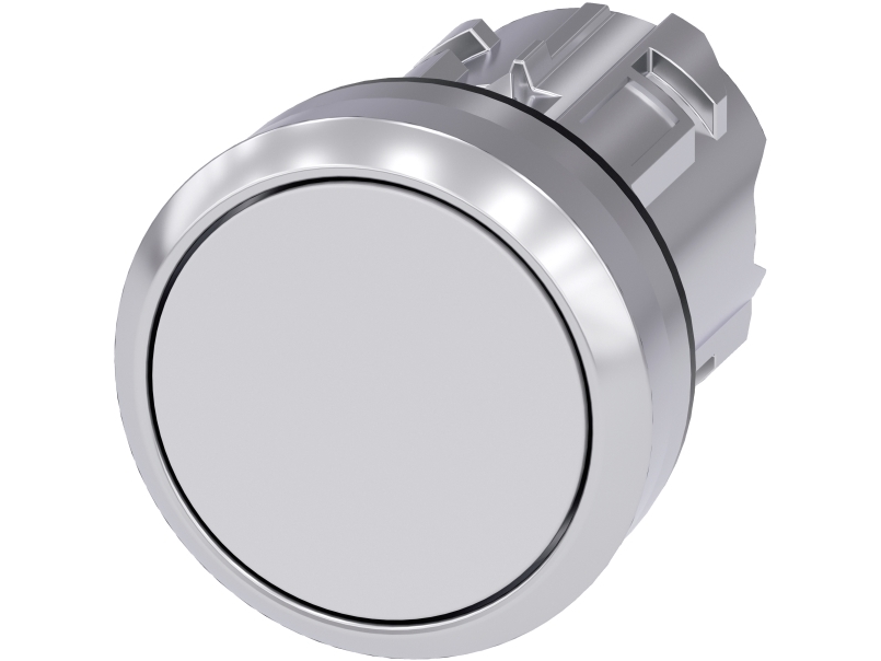 Siemens Drucktaster, Weiss, 38 G, 80 Mm, 30 Mm, 30 Mm