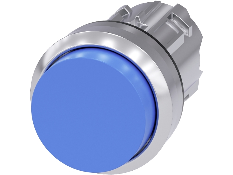 Siemens Drucktaster, Blau, 37 G, 45 Mm, 20 Mm, 20 Mm
