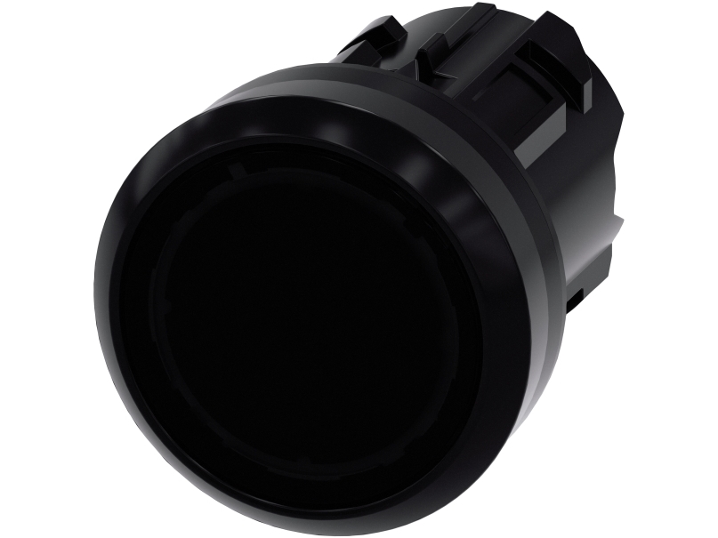 Siemens Drucktaster, Schwarz, 15 G, 45 Mm, 20 Mm, 20 Mm