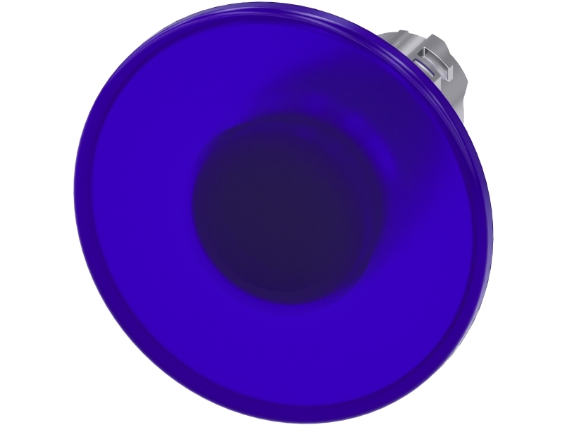Siemens Leuchtpilzdrucktaster, 60Mm, Blau, Pull-Release, 68 G, 70 Mm, 60 Mm, 60 Mm