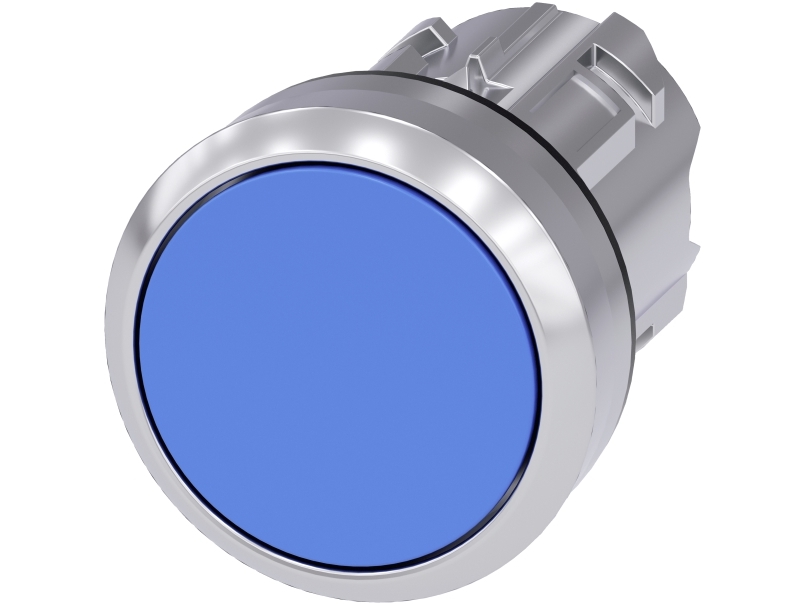 Siemens Drucktaster, Blau, 36 G, 40 Mm, 30 Mm, 30 Mm