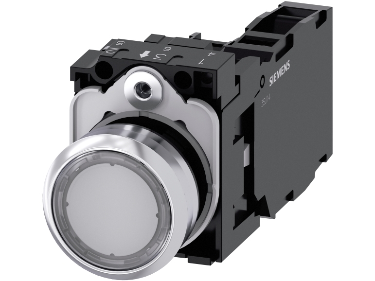 Drucktaster Licht 22Mm Rund Mit Hoher Klarer 1No