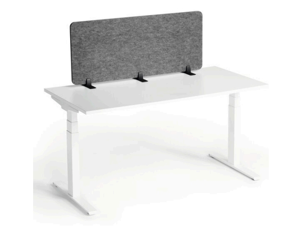 Durable Effect 120, Schreibtisch-Trennwand, Grau, 1200 X 20 Mm, Filz, 500 Mm, 1 Stück(E)