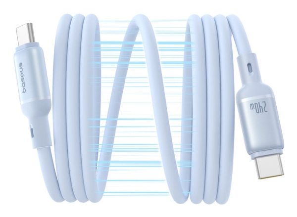 Baseus P10376800311-00, 1 M, Usb-C, Usb-C, Blau