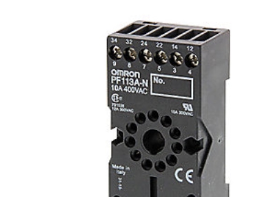 Omron Relæ sokkel 11-benet, skrueterminaler, PF113A-N